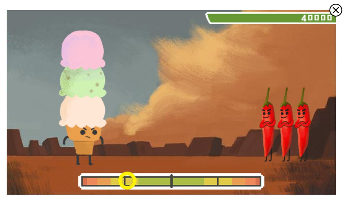 Google Hot Pepper Game
